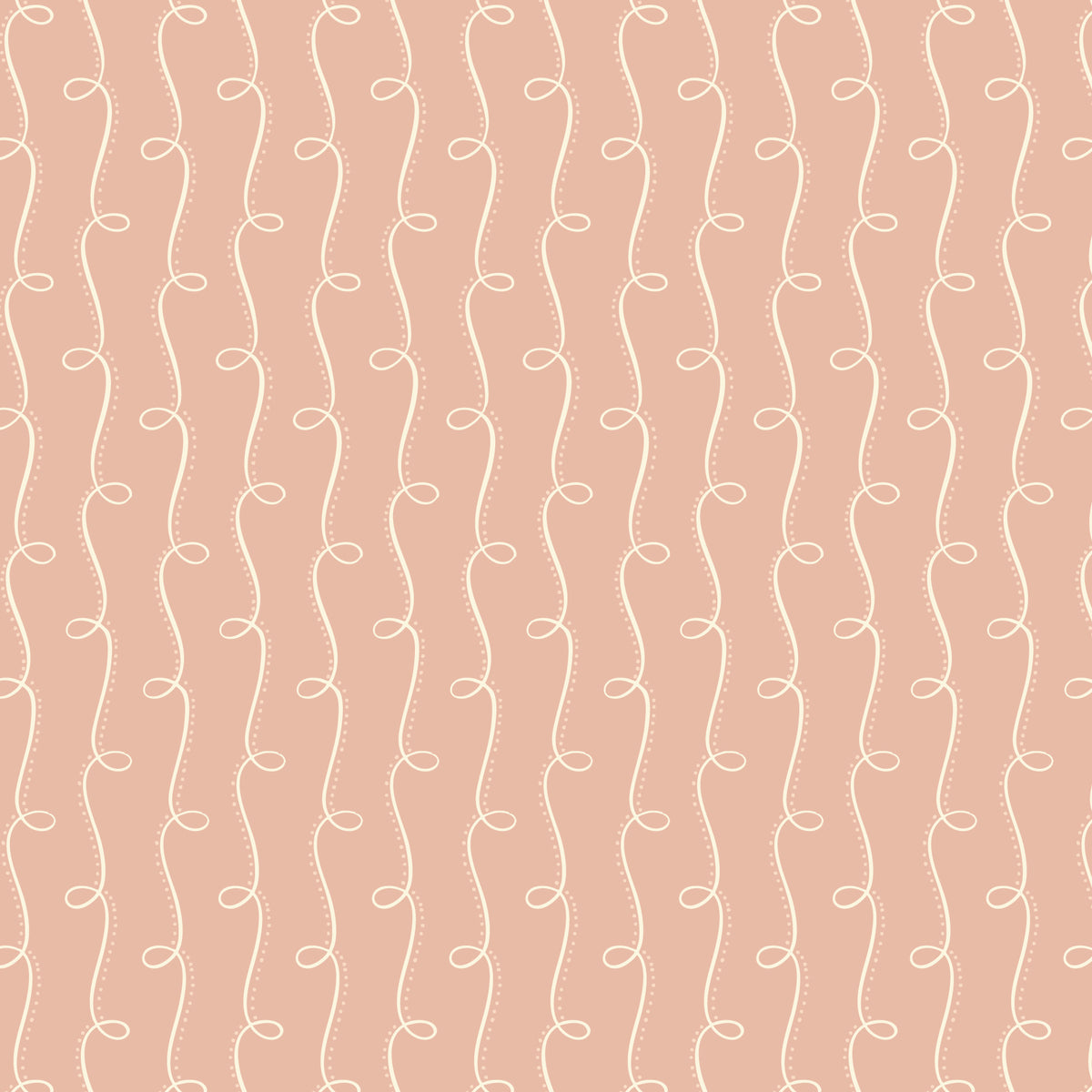 Gathering Light - Curlicue Path - Peach