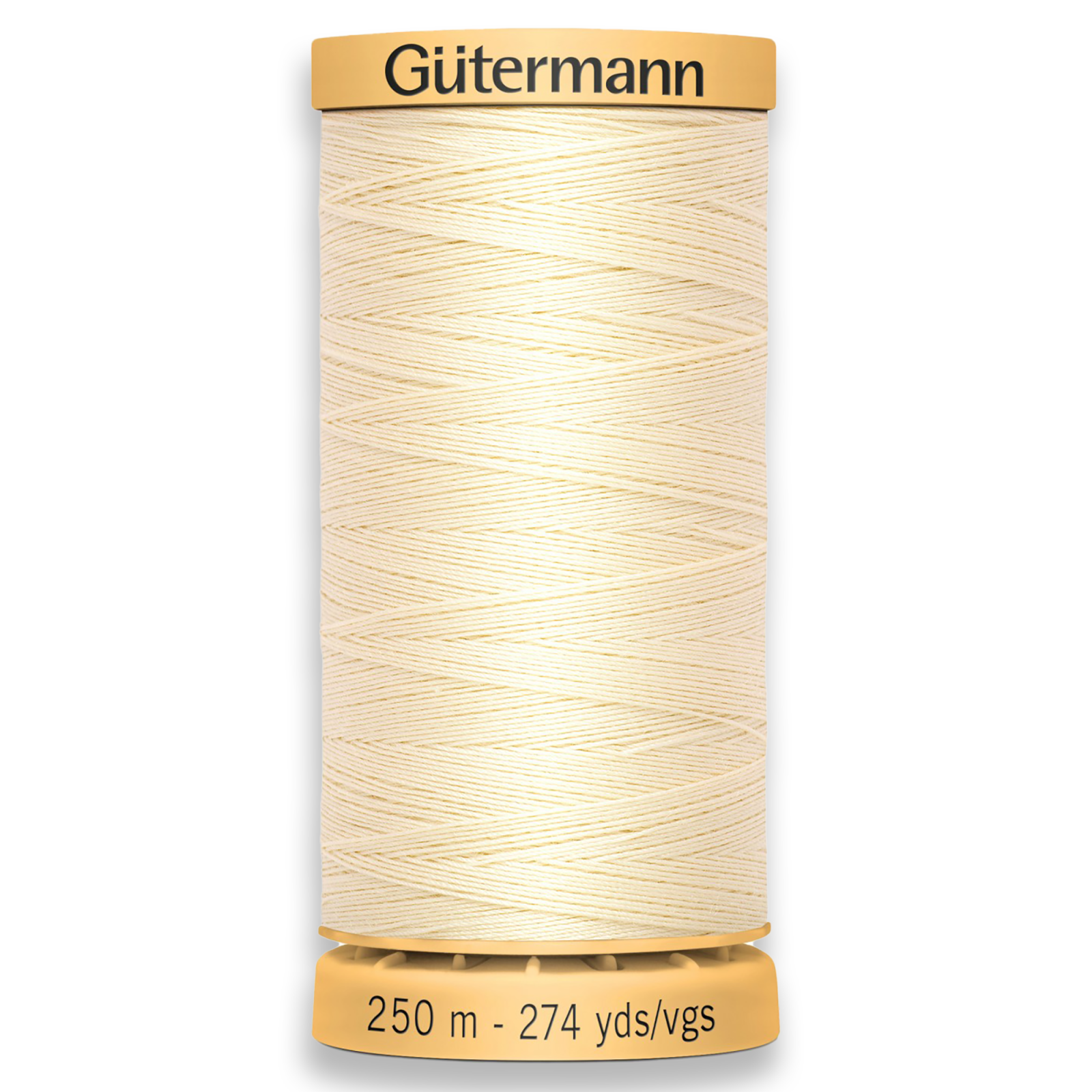 Gutermann 100% Natural Cotton Thread 250m/273yds - Ecru