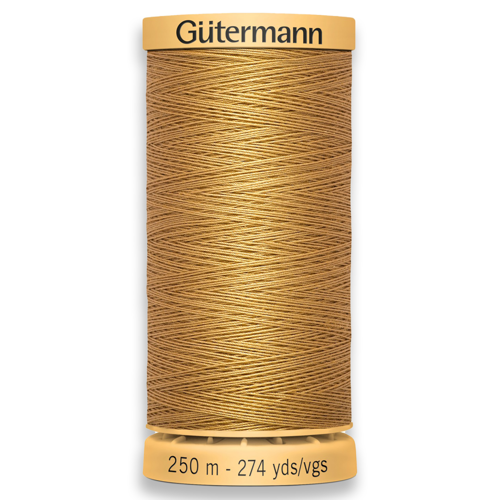 Gutermann 100% Natural Cotton Thread 250m/273yds - Tan