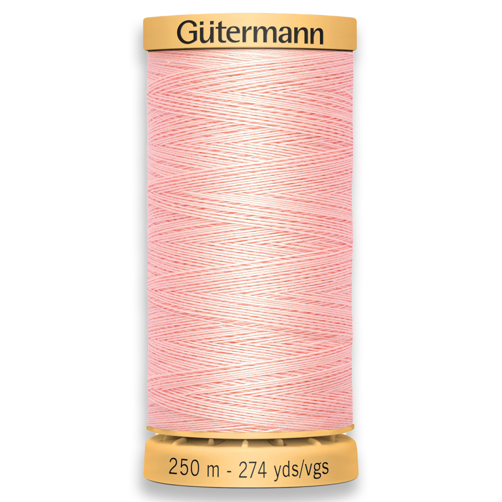 Gutermann 100% Natural Cotton Thread 250m/273yds - Pink