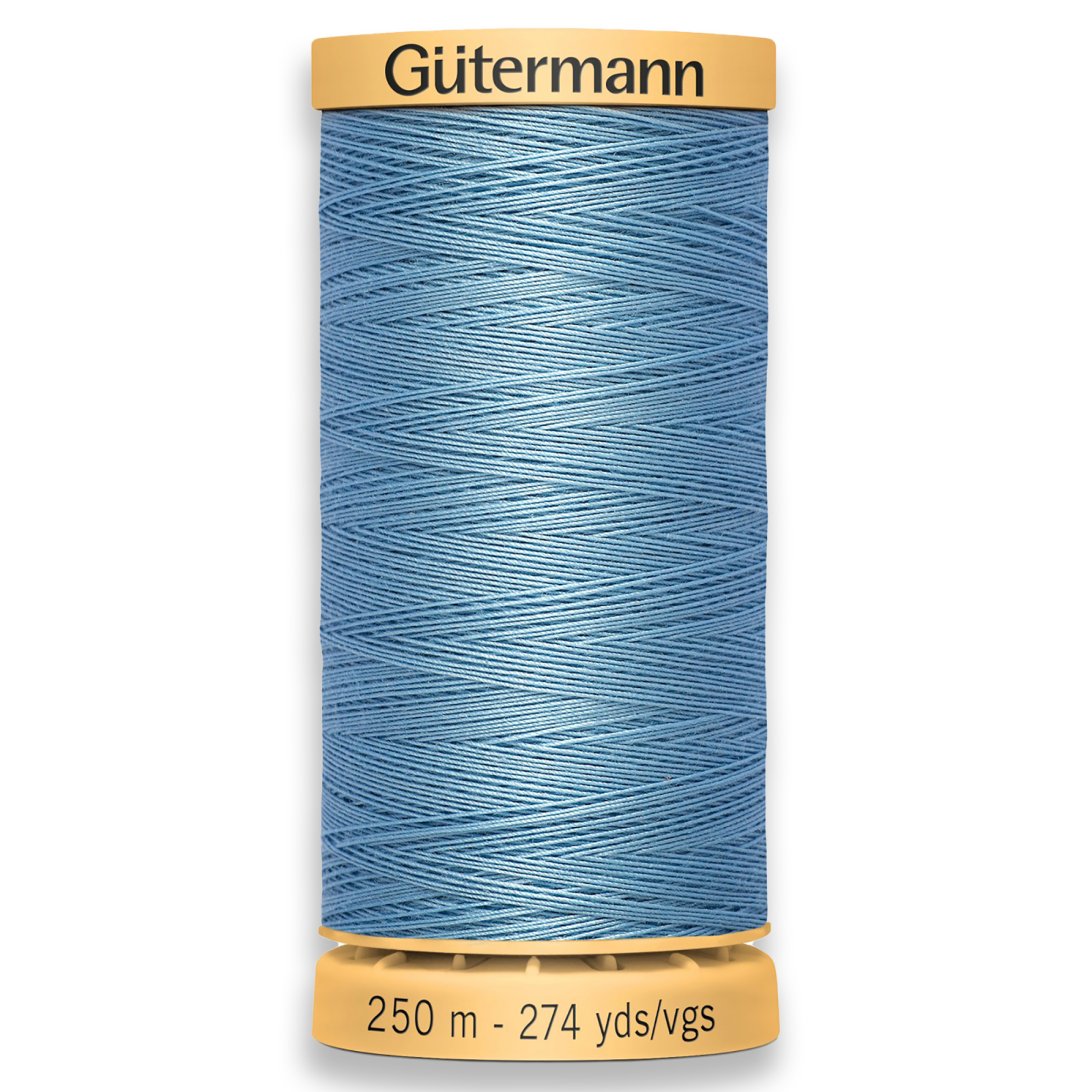 Gutermann 100% Natural Cotton Thread 250m/273yds - Light Blue