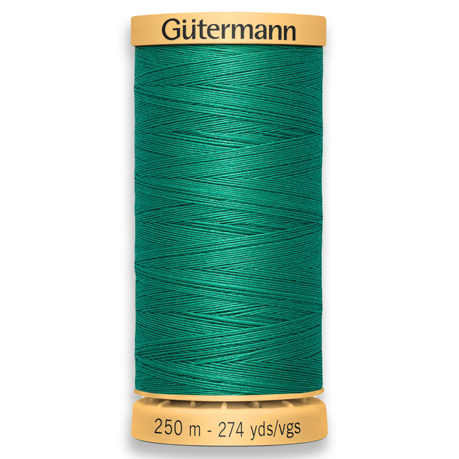 Gutermann 100% Natural Cotton Thread 250m/273yds - Green