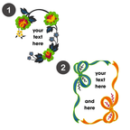 machine embroidery: customizable on-screen quilt labels