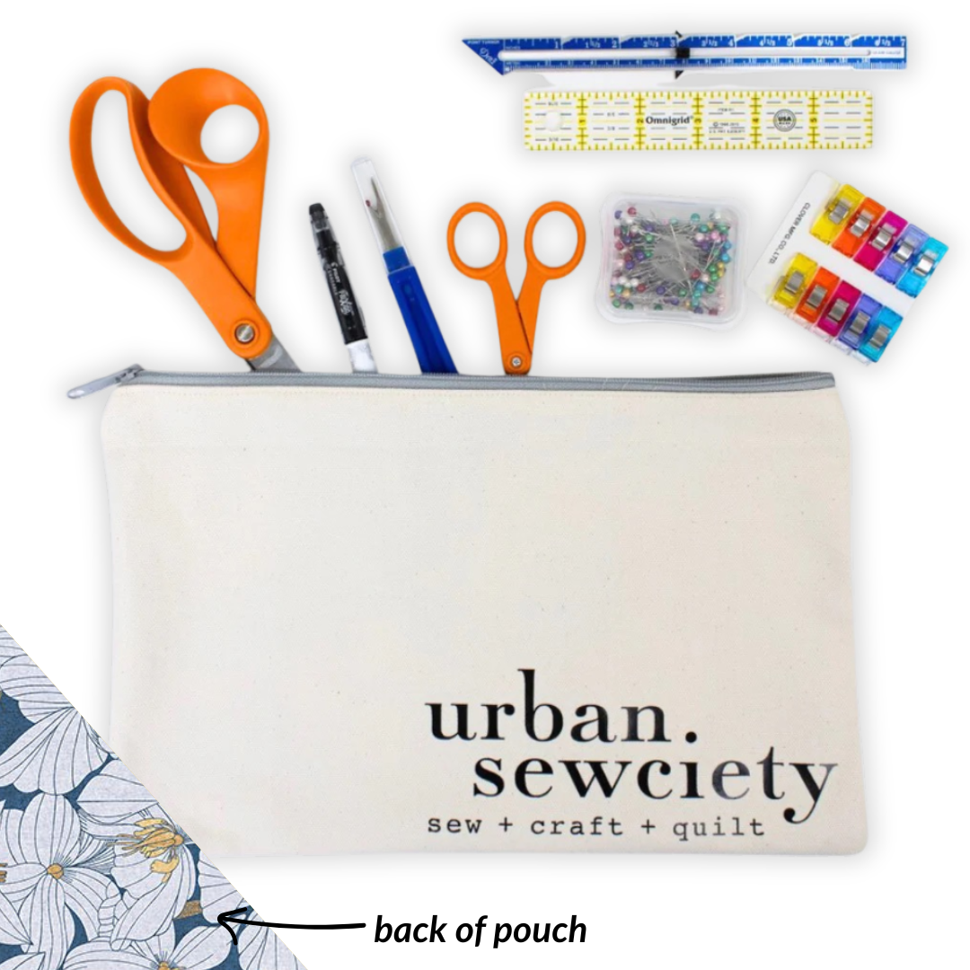 Urban Sewciety 9" Zipper Pouch + Tools