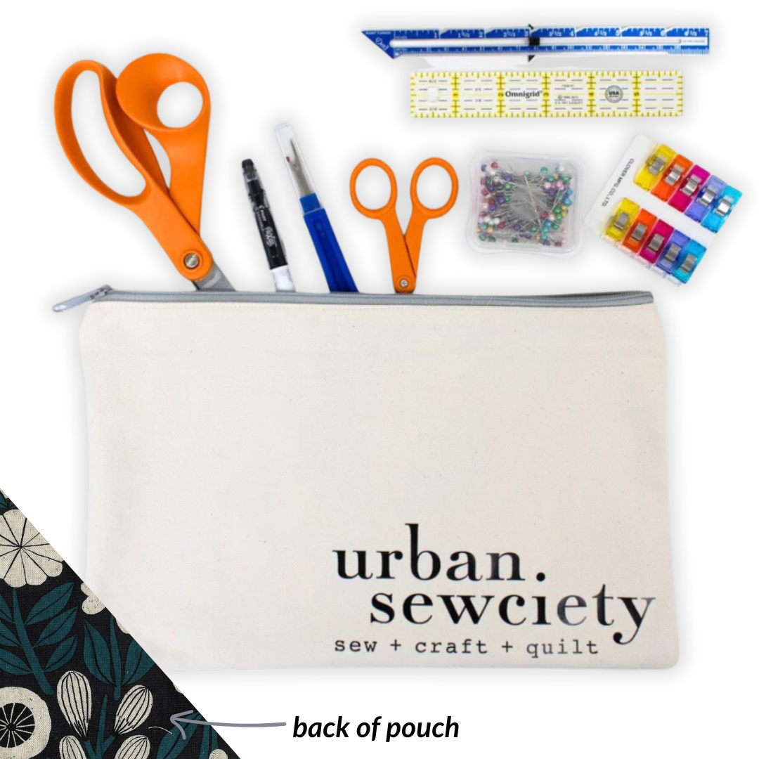 Urban Sewciety 9" Zipper Pouch + Tools