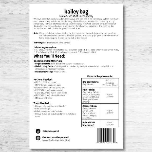 Studio M Squared - Bailey Bag