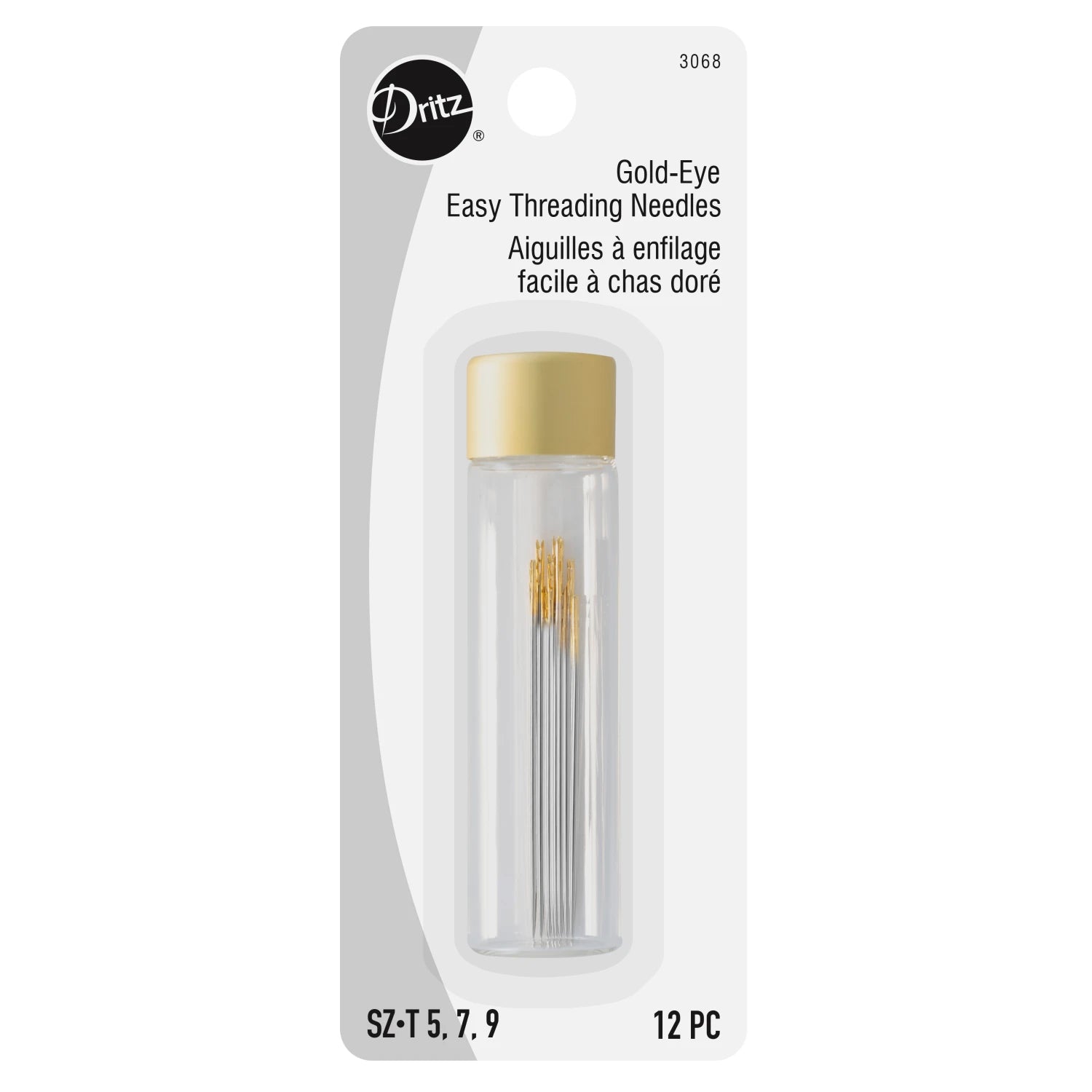 Gold Eye Needles Easy Threading