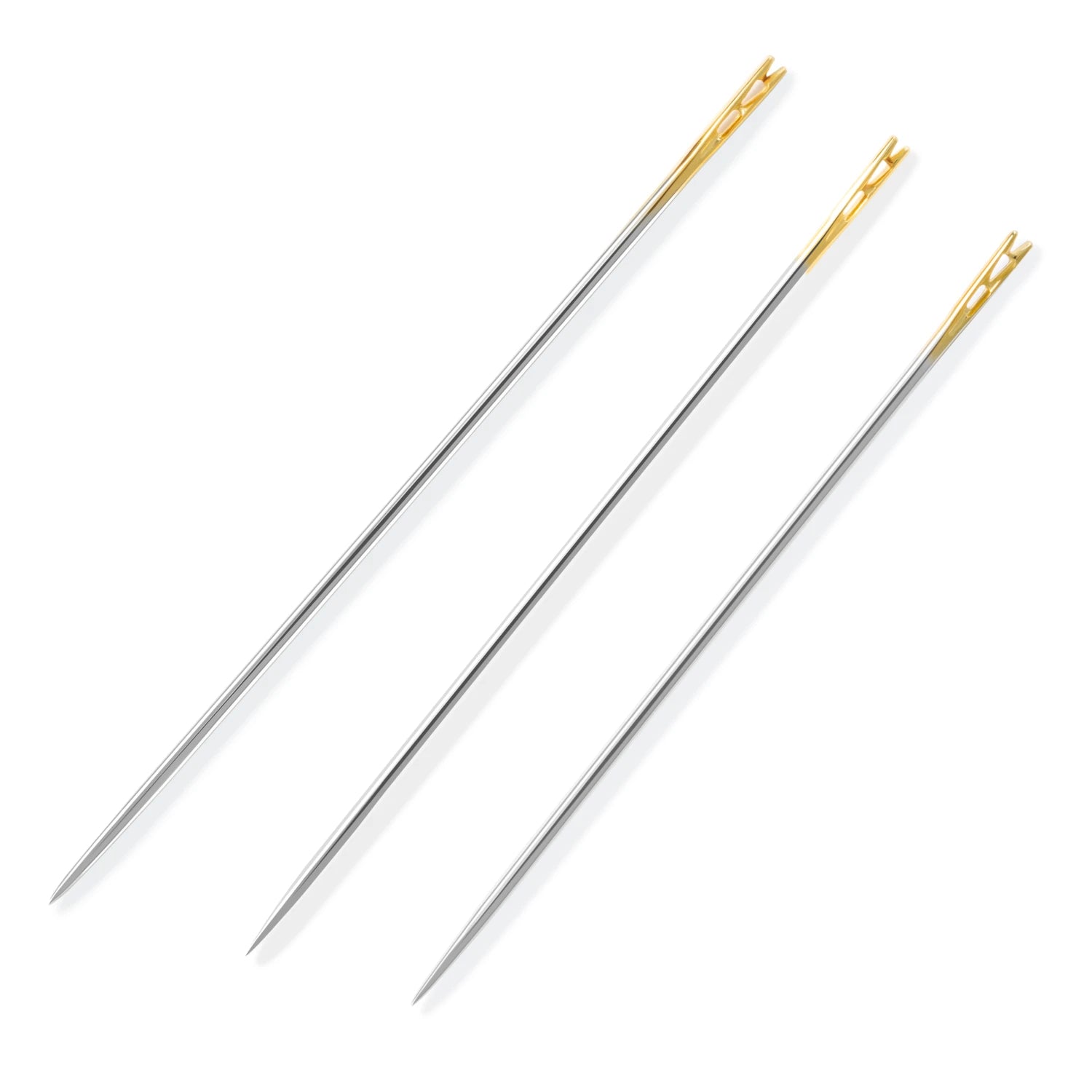 Gold Eye Needles Easy Threading