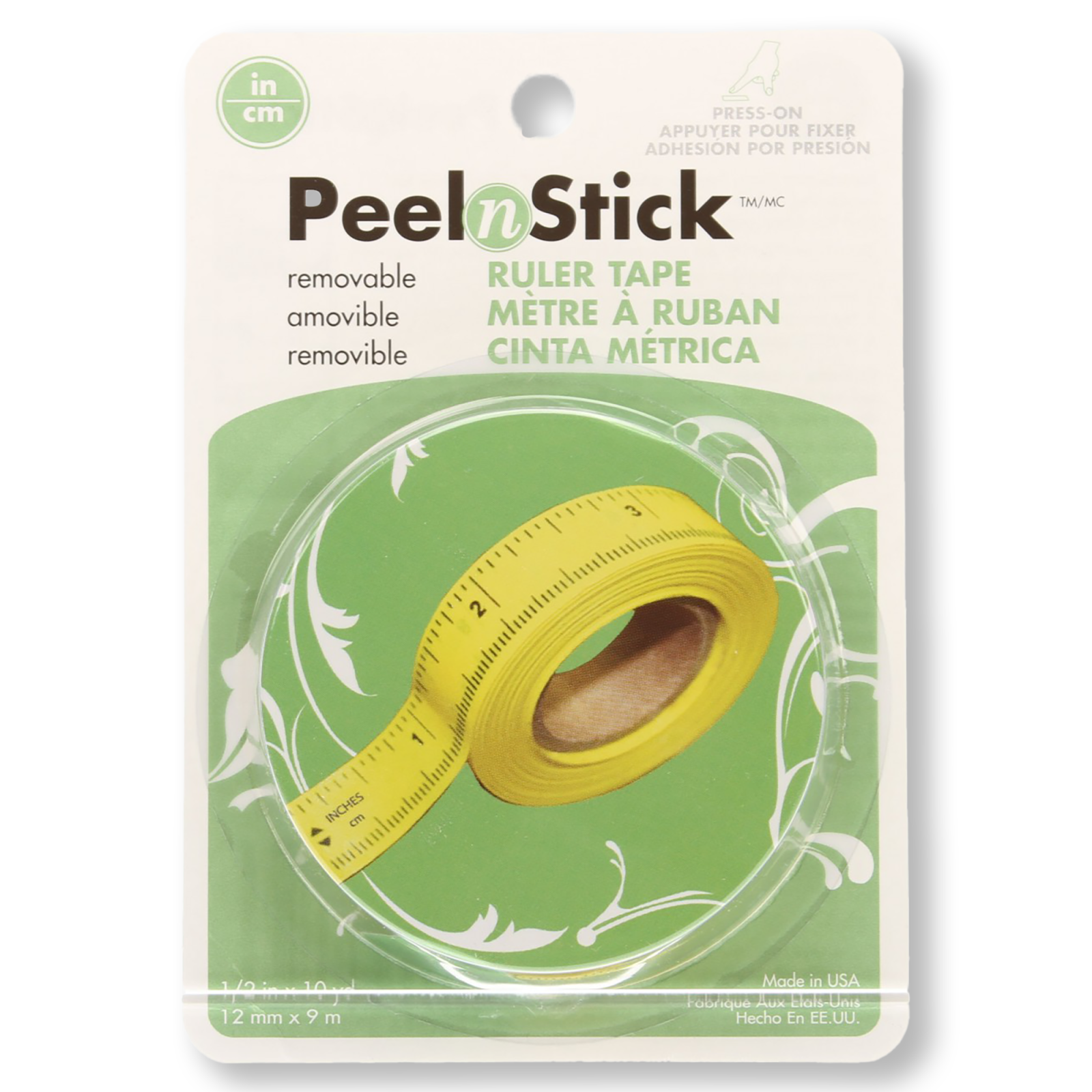 Peel n Stick Ruler Tape
