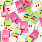 Knot & Thread Woven Labels - Cherries