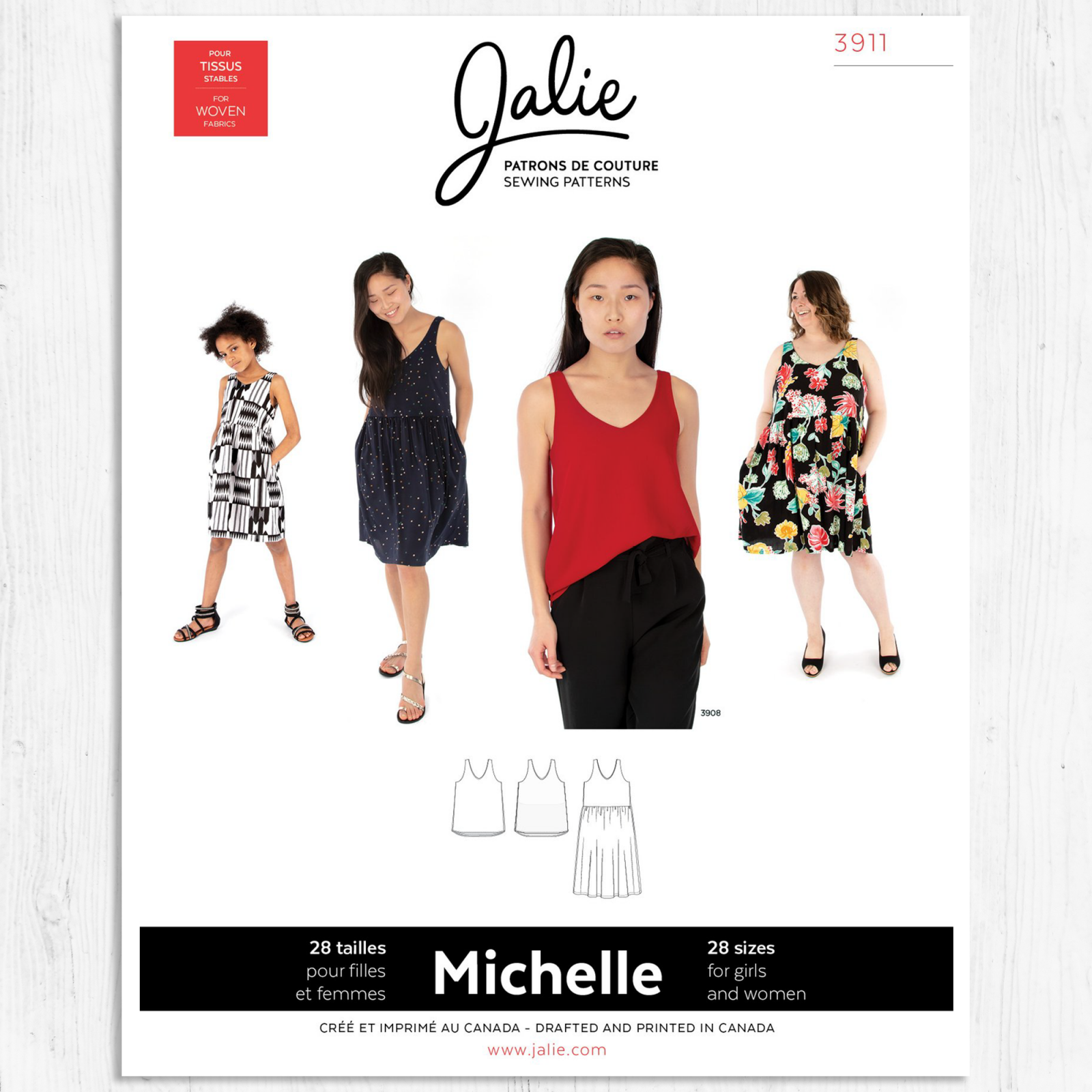 Jalie Patterns - Michelle Tank and Dress