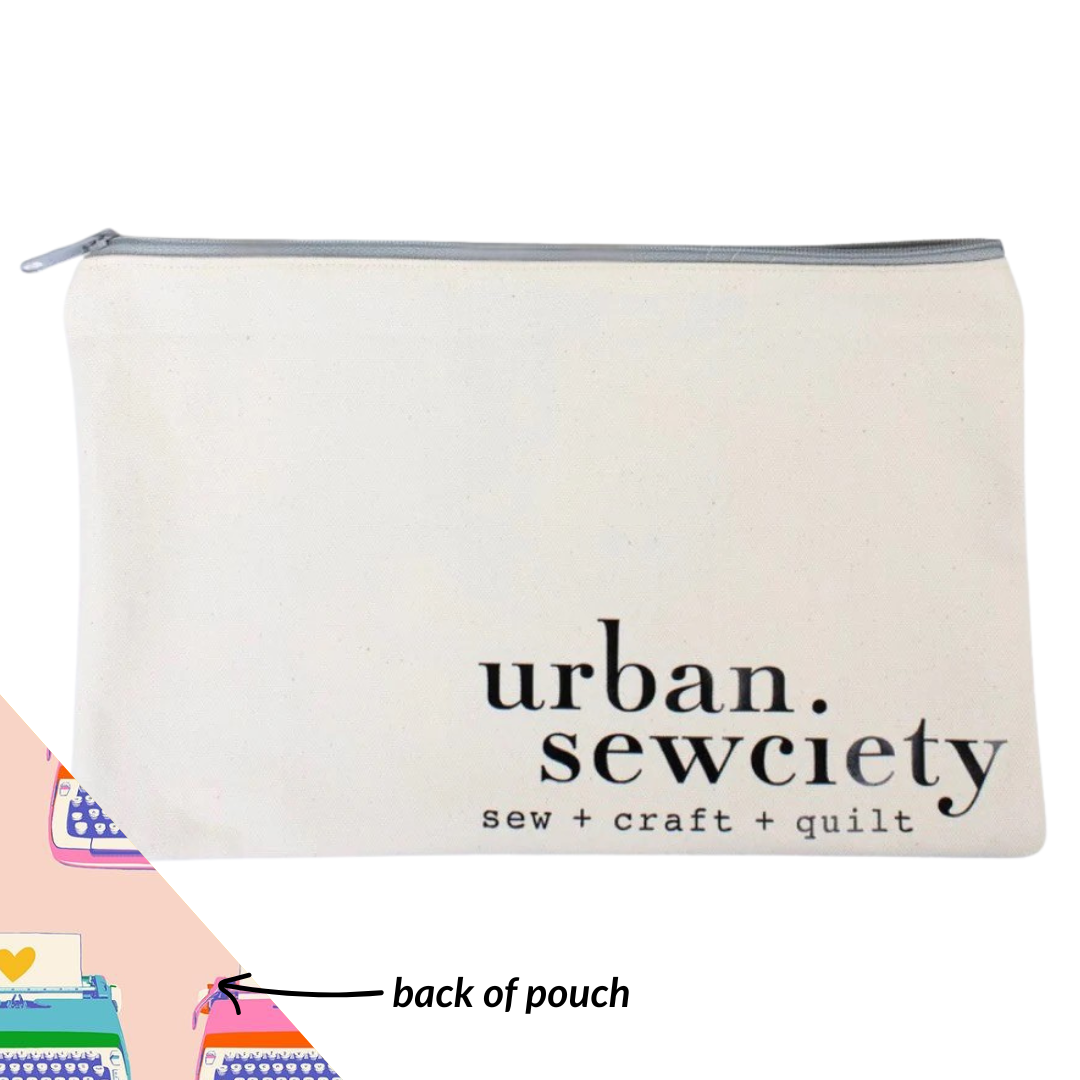 Urban Sewciety 9" Zipper Pouch + Tools