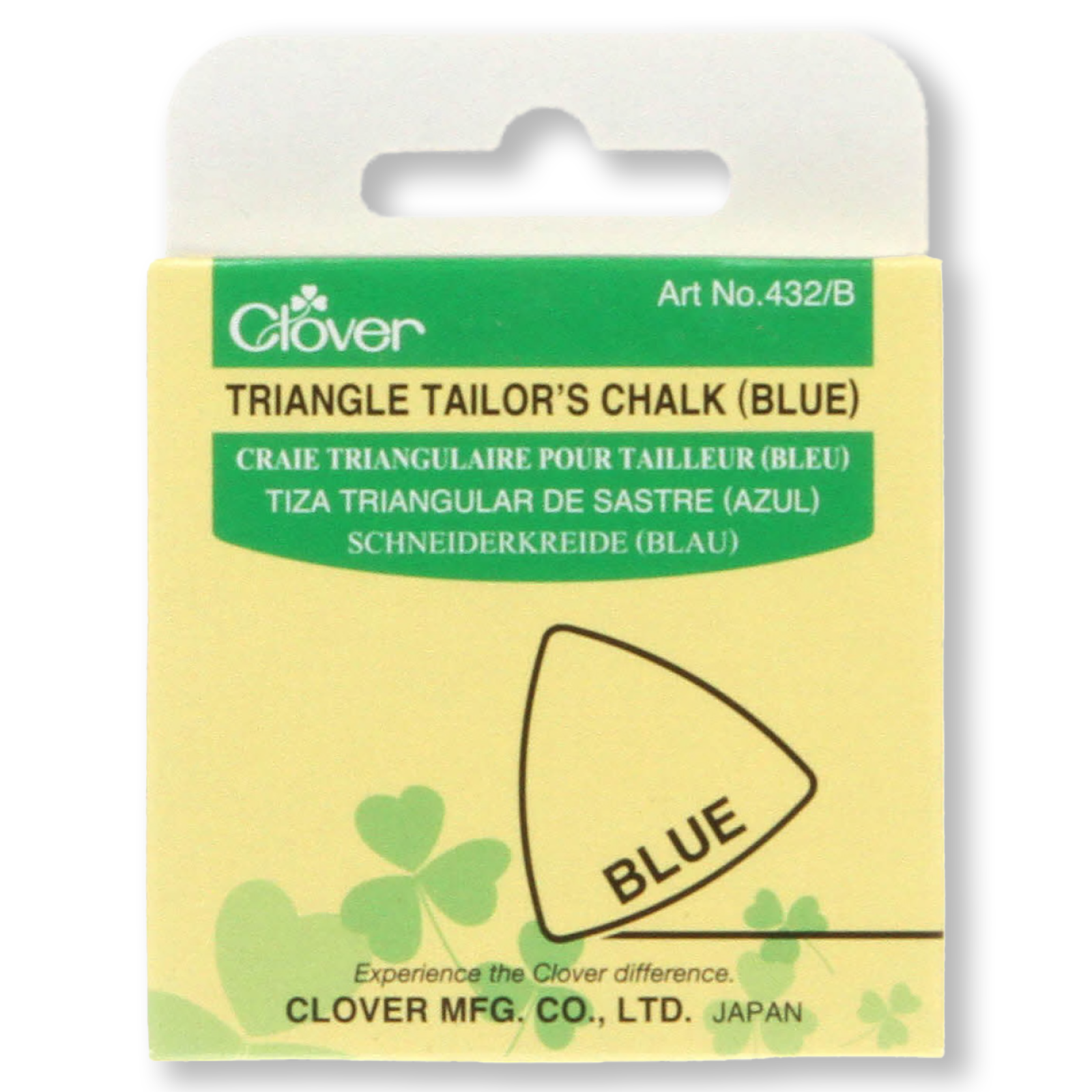 Clover Triangle Tailor's Chalk Blue