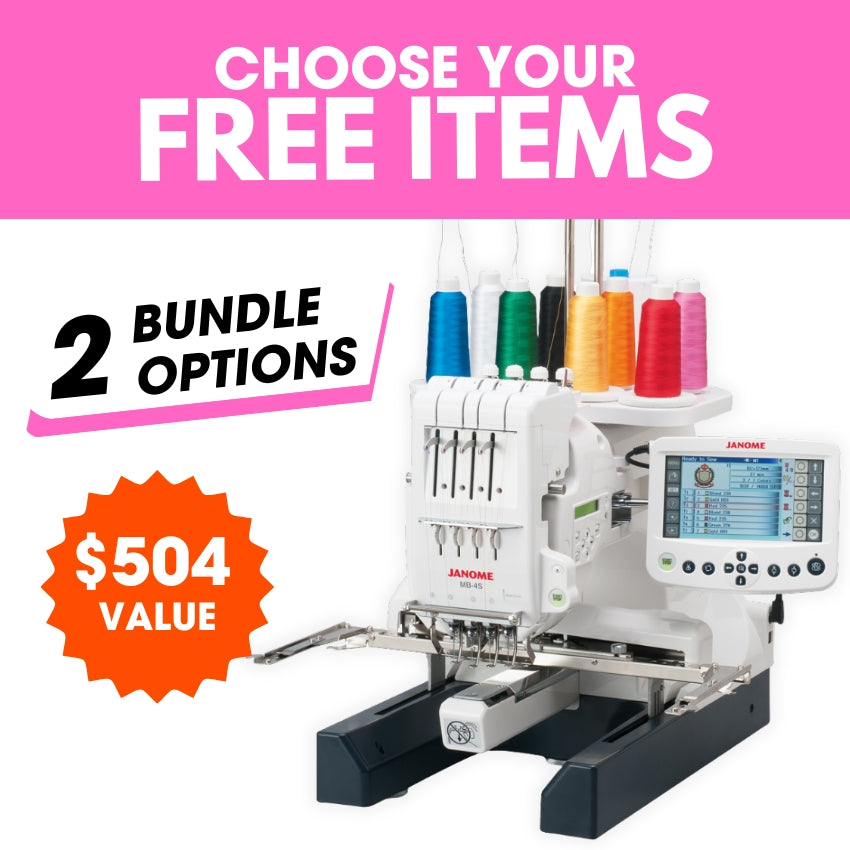 Janome Memory Craft MB-4s Multi-Needle Embroidery Machine - FREE SHIPPING