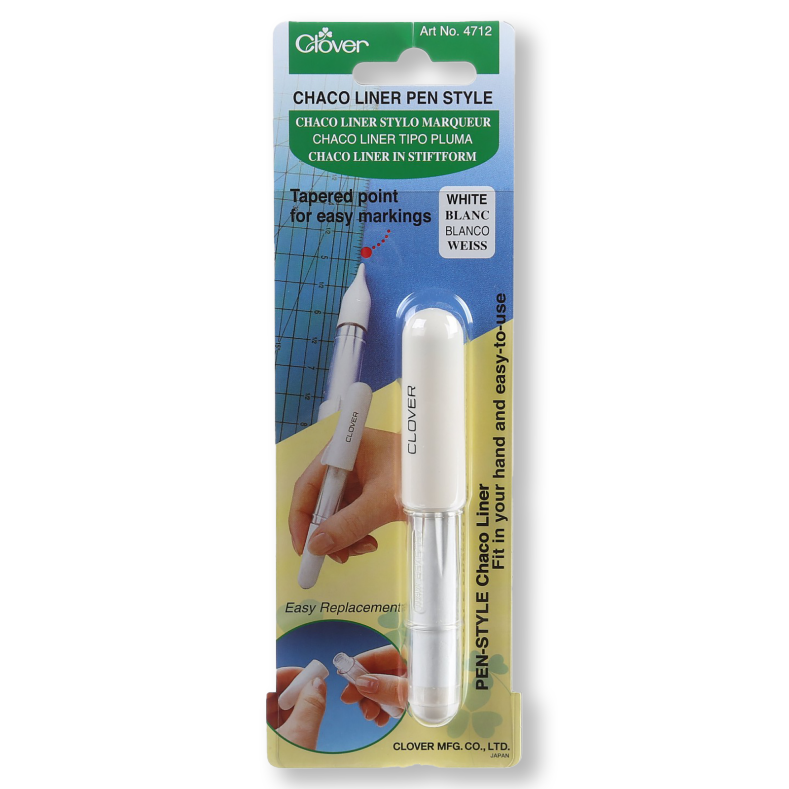 Chaco Liner - Pen Style - White Chalk
