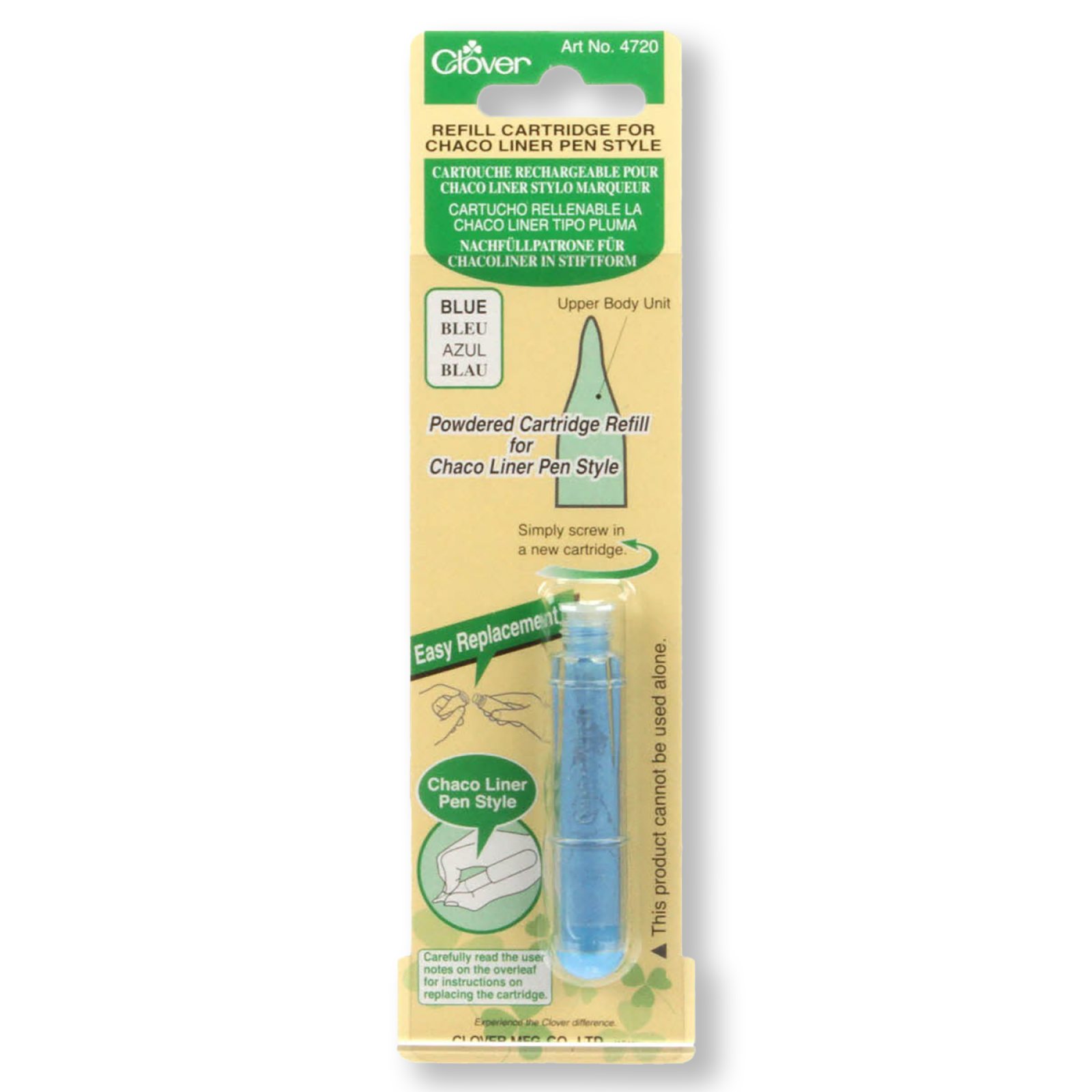 Chaco Liner Pen Chalk Refill Blue