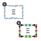 machine embroidery: customizable on-screen quilt labels
