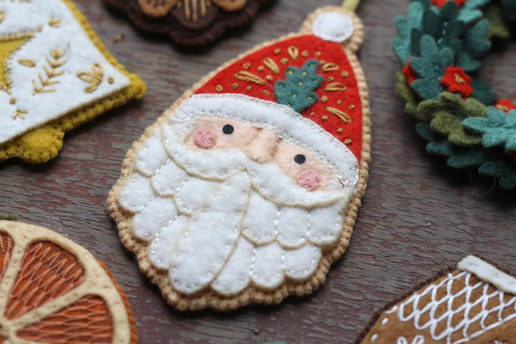 Felt Ornament Kit - Santa Claus