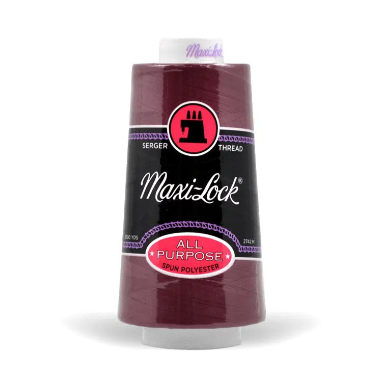 Maxi Lock Serger Thread - Red Currant - 3000 yd Cone