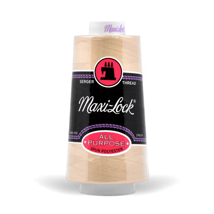 Maxi Lock Serger Thread - Natural - 3000 yd Cone