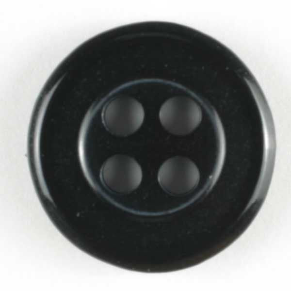 1/2" Fashion Button - Black