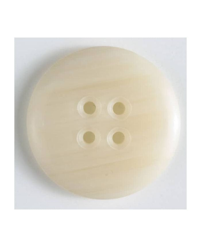 1-1/8" Fashion Button - Beige