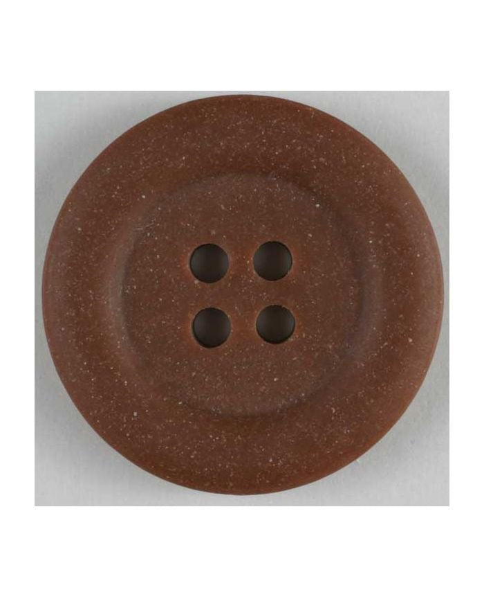 1-1/4" Polyester Button - Brown