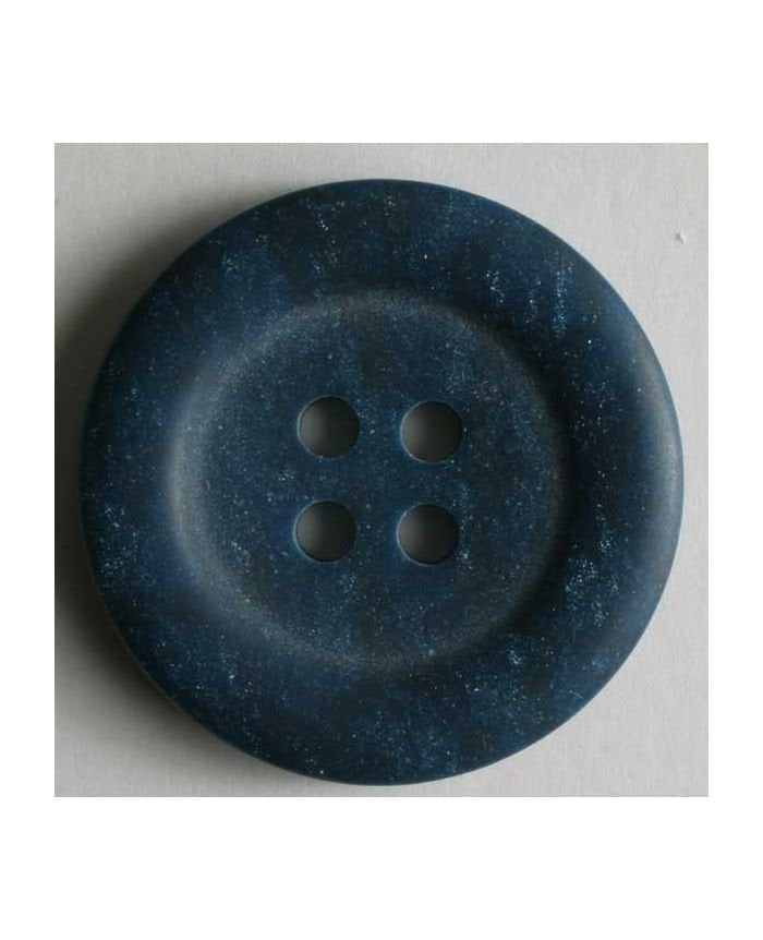 1-1/4" Polyester Button - Blue