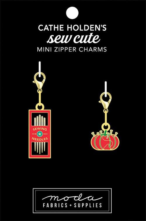 Mini Zipper Pulls - Needles and Pins