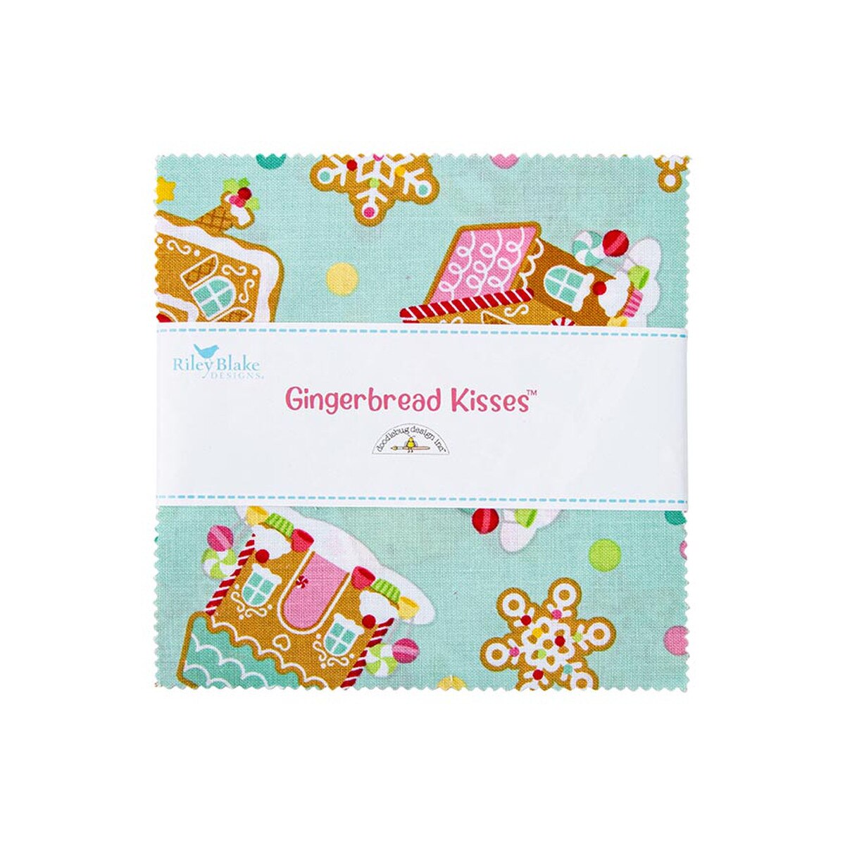 Gingerbread Kisses 5" Charm Pack 