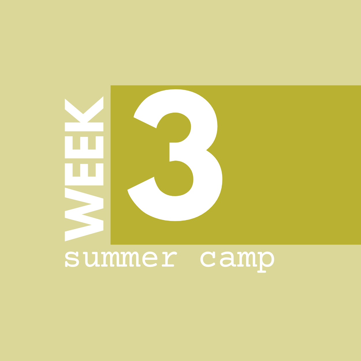 Summer Camp Week 3: July 6-10 | AM + PM Options