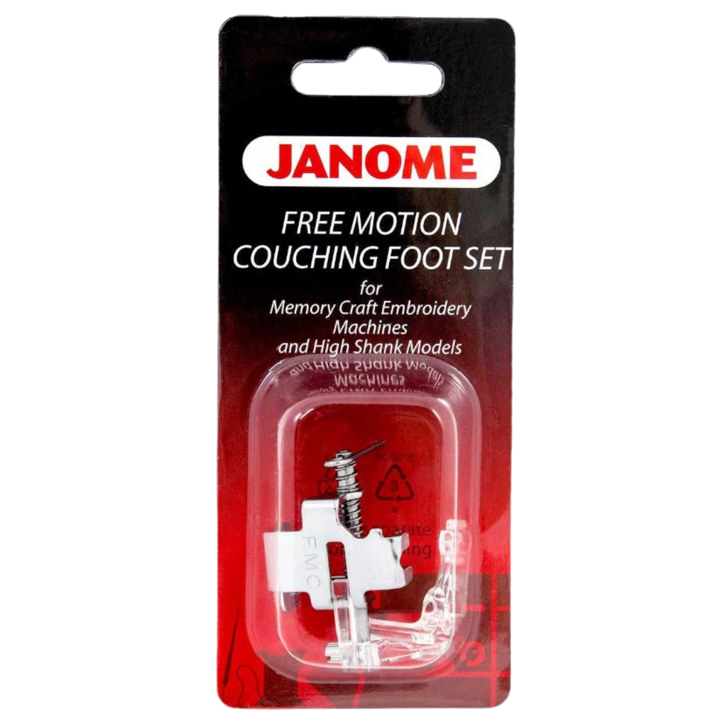 Janome Free Motion Couching Foot - 9 mm Machines