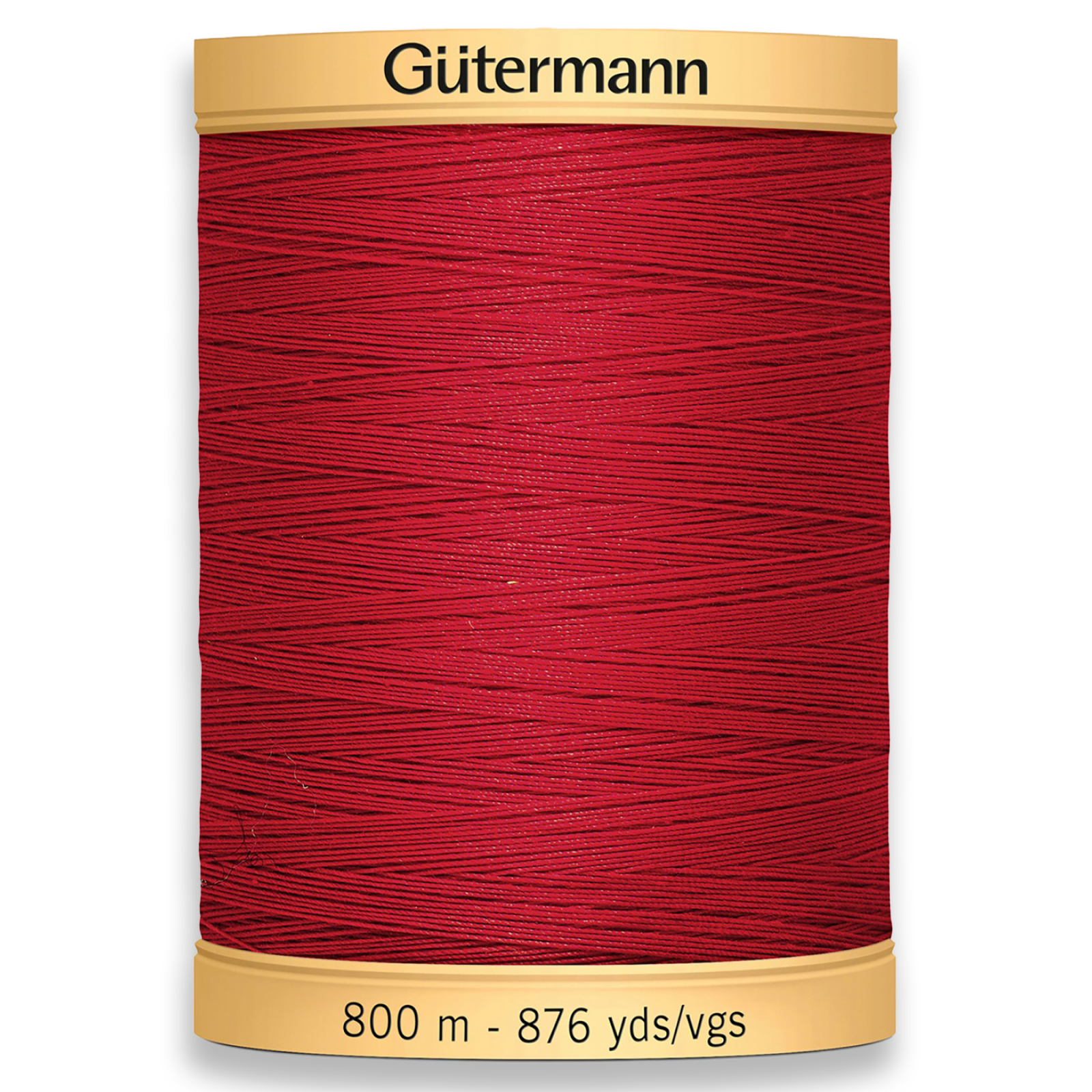 Gutermann 100% Natural Cotton Thread 800m/875yds - Red
