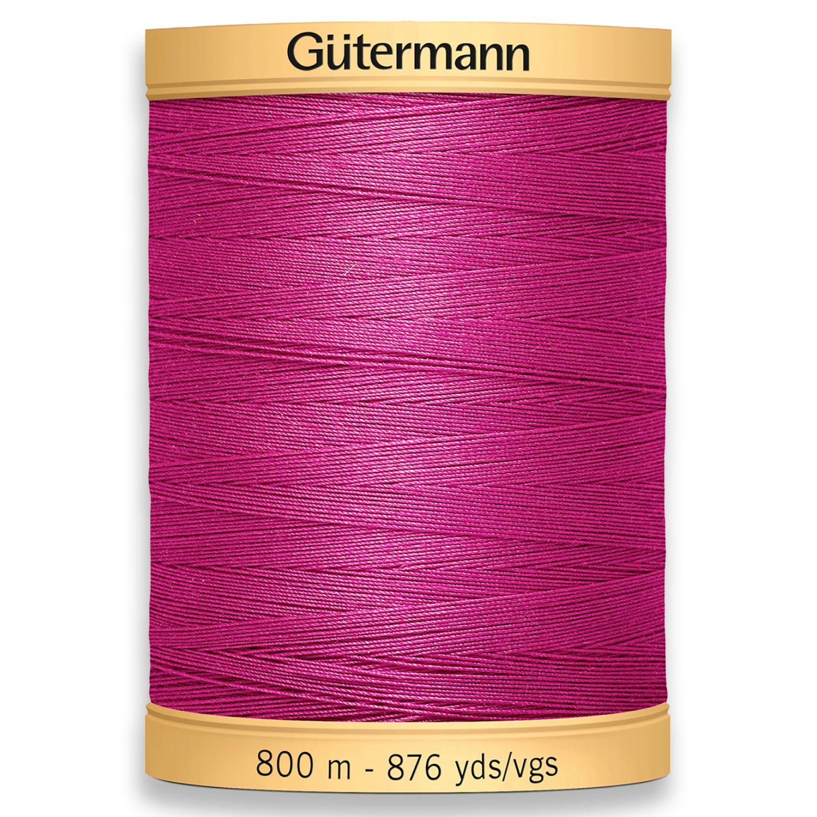 Gutermann 100% Natural Cotton Thread 800m/875yds - Fuchsia Flowers