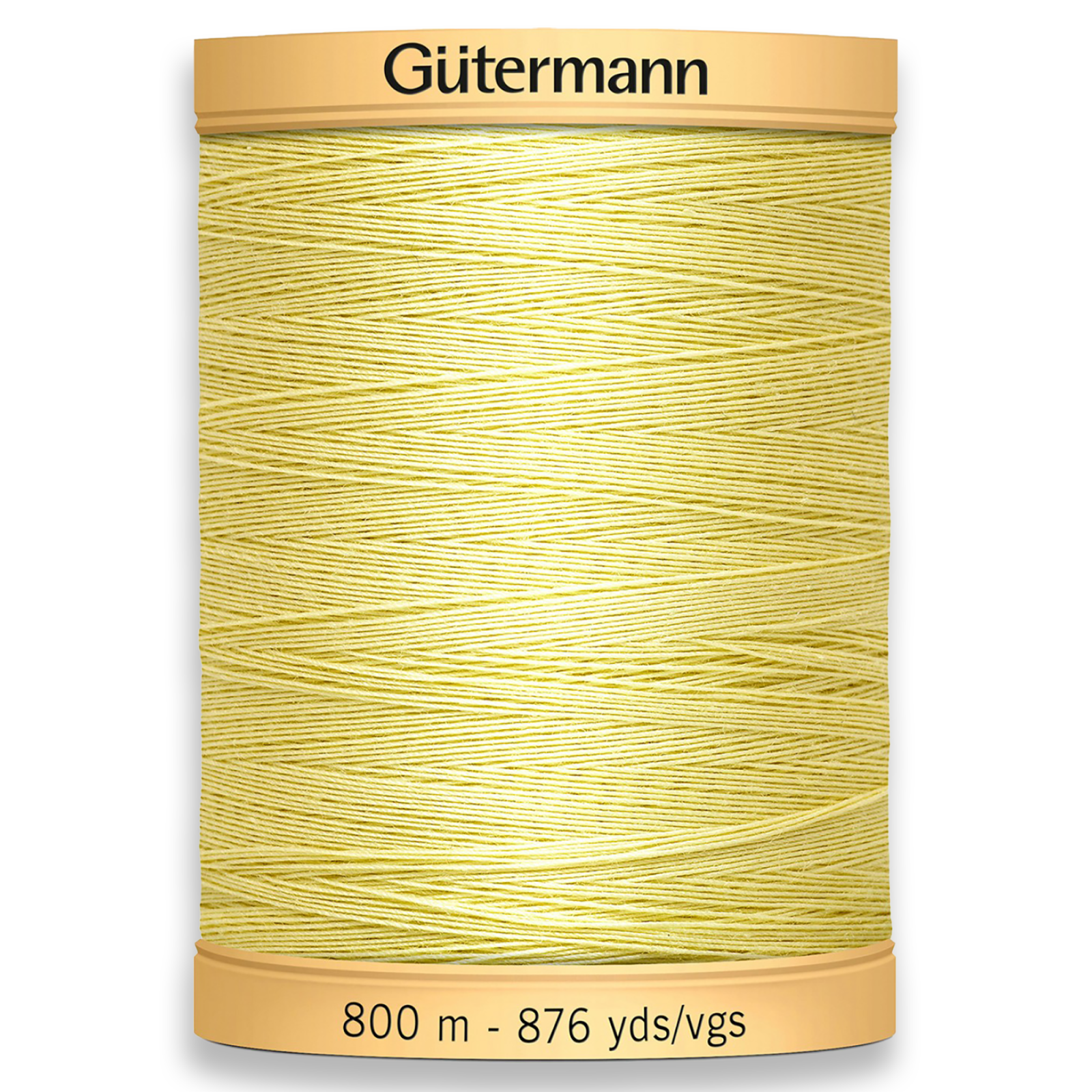 Gutermann 100% Natural Cotton Thread 800m/875yds - Butter Cream