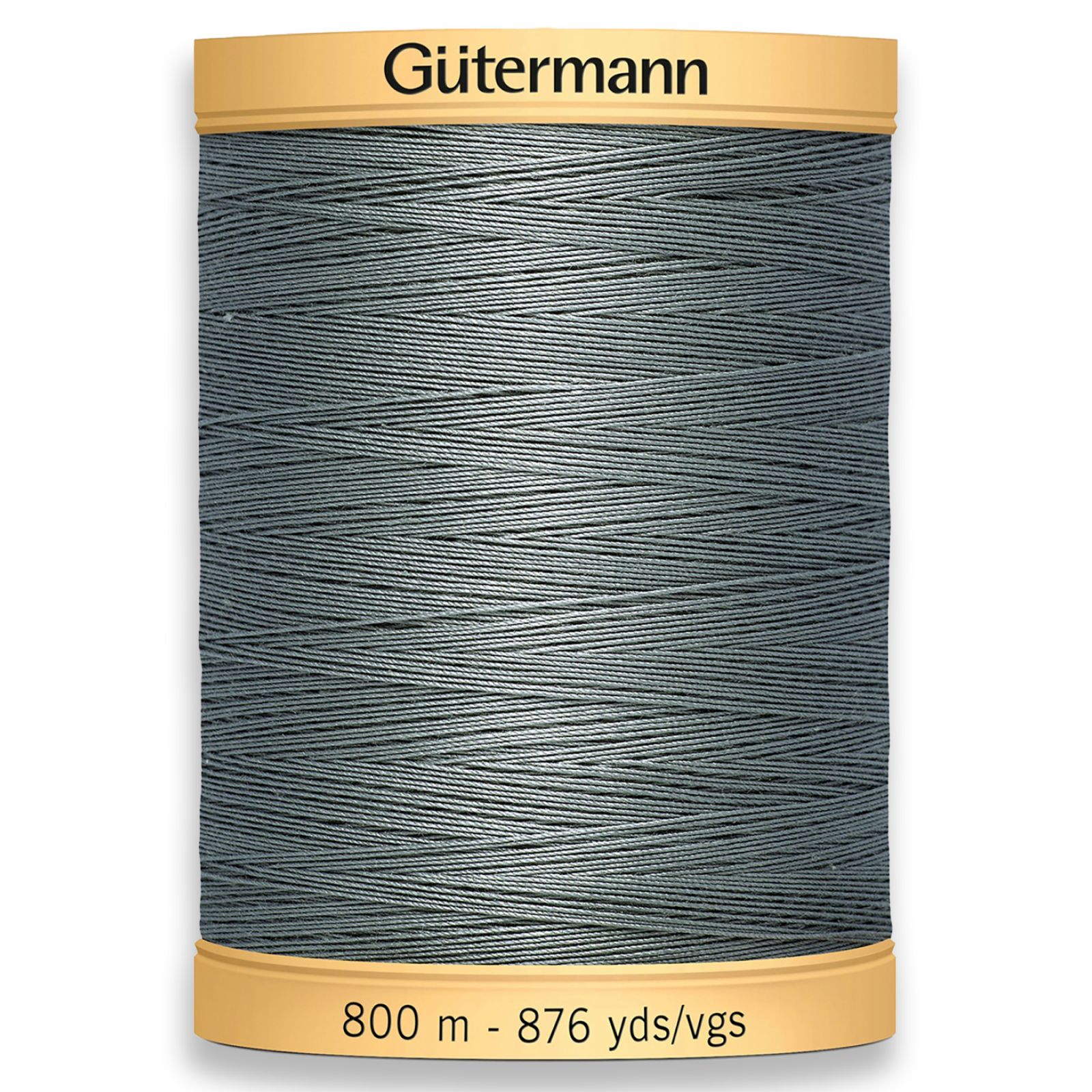 Gutermann 100% Natural Cotton Thread 800m/875yds - Stormy Gray