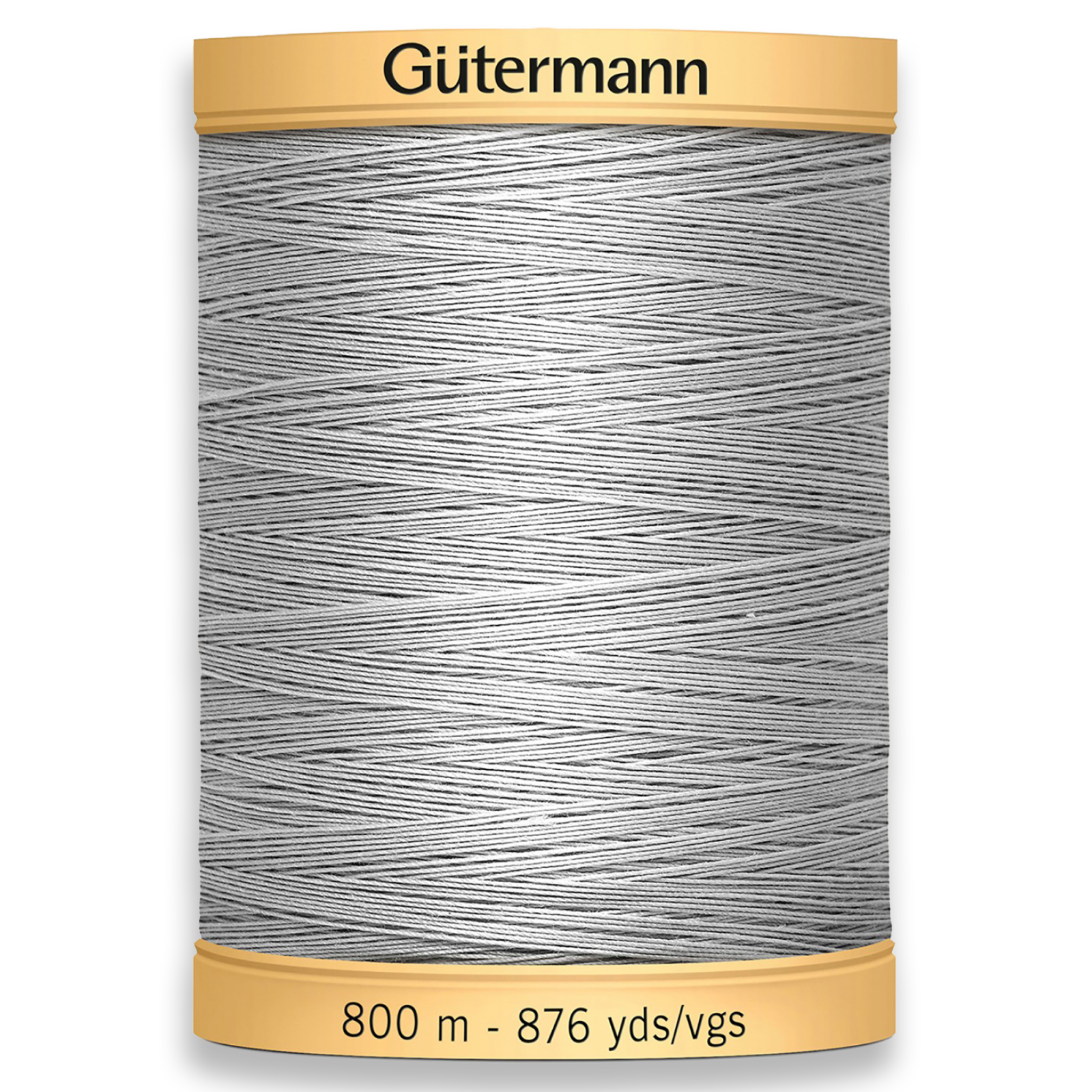 Gutermann 100% Natural Cotton Thread 800m/875yds - Tuskegee Gray