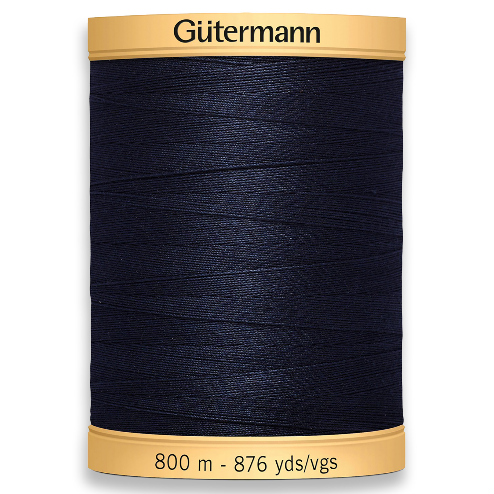 Gutermann 100% Natural Cotton Thread 800m/875yds - Midnight Blue
