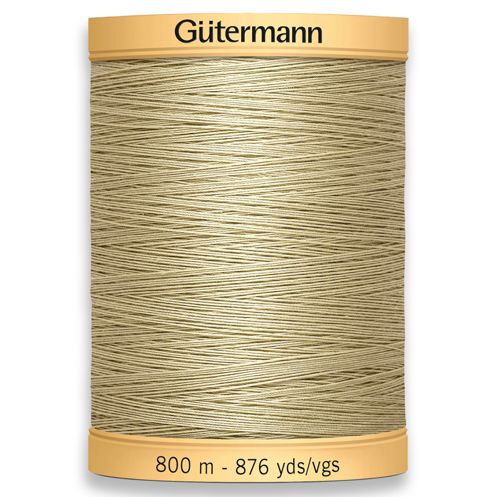 Gutermann 100% Natural Cotton Thread 800m/875yds - Burlap Beige