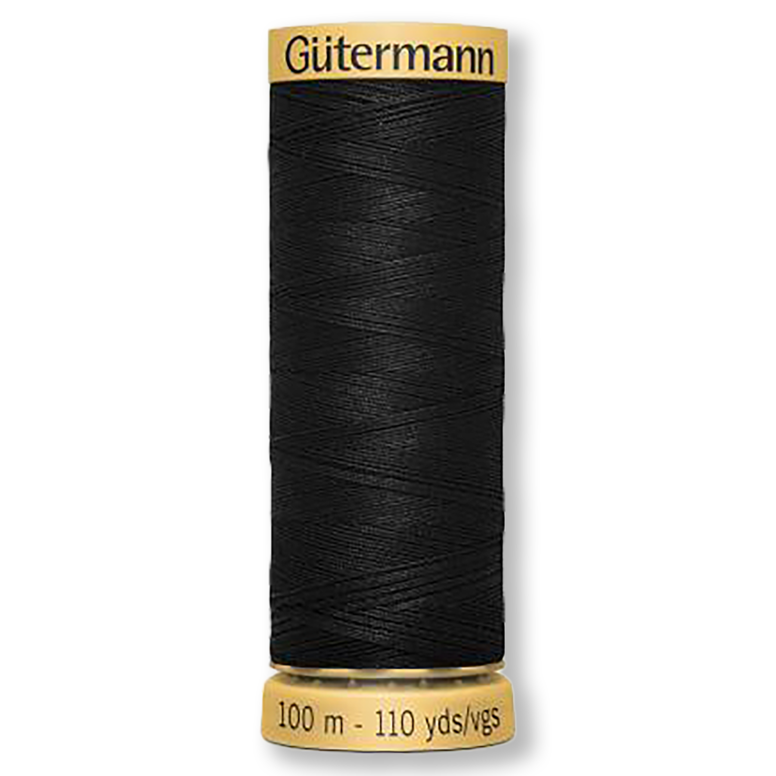 Gutermann 100% Natural Cotton Thread 100m/109yds - Black