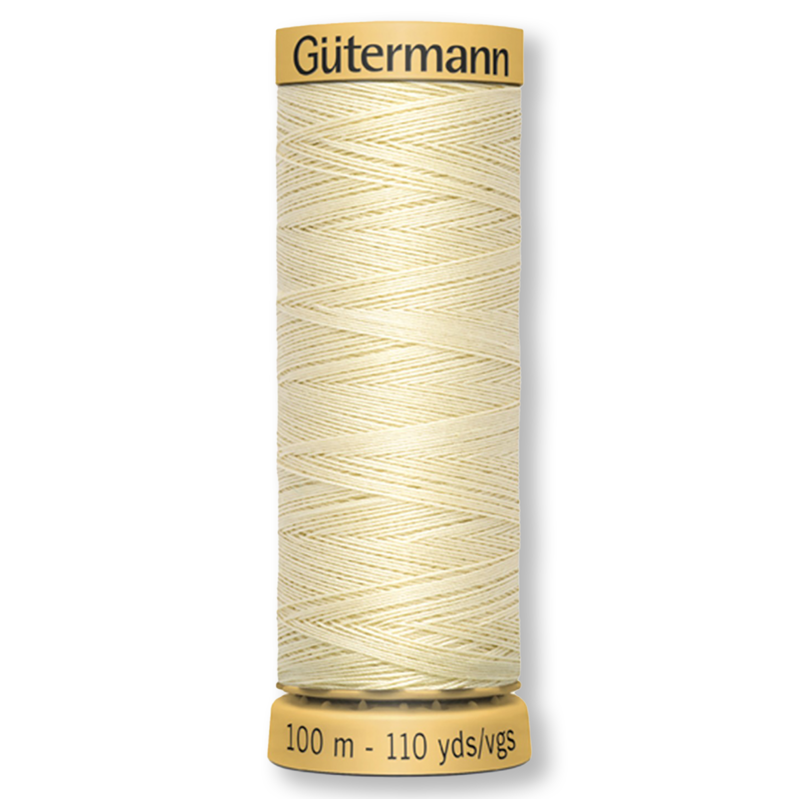 Gutermann 100% Natural Cotton Thread 100m/109yds - Solid Beige