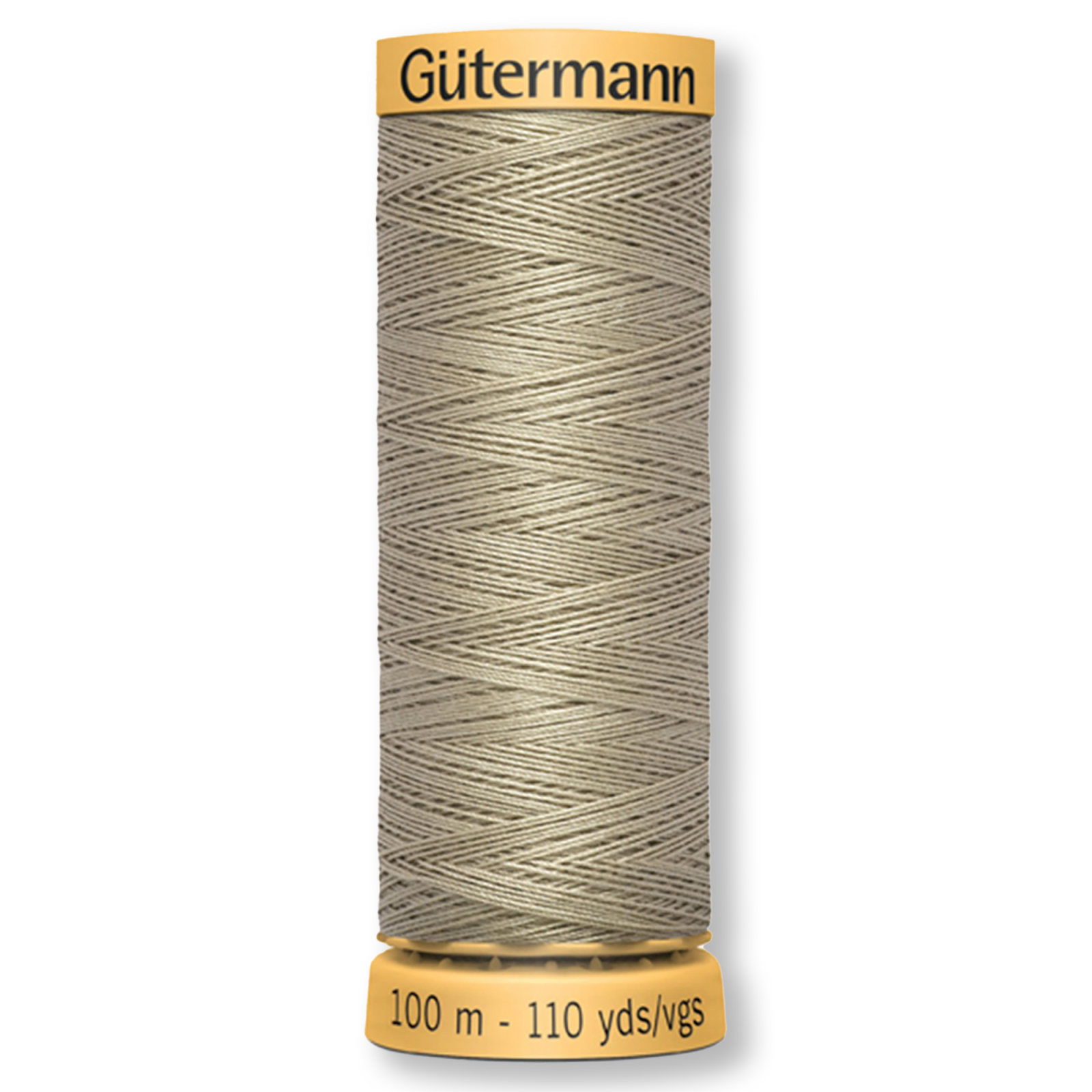 Gutermann 100% Natural Cotton Thread 100m/109yds - Solid Oatmeal Brown