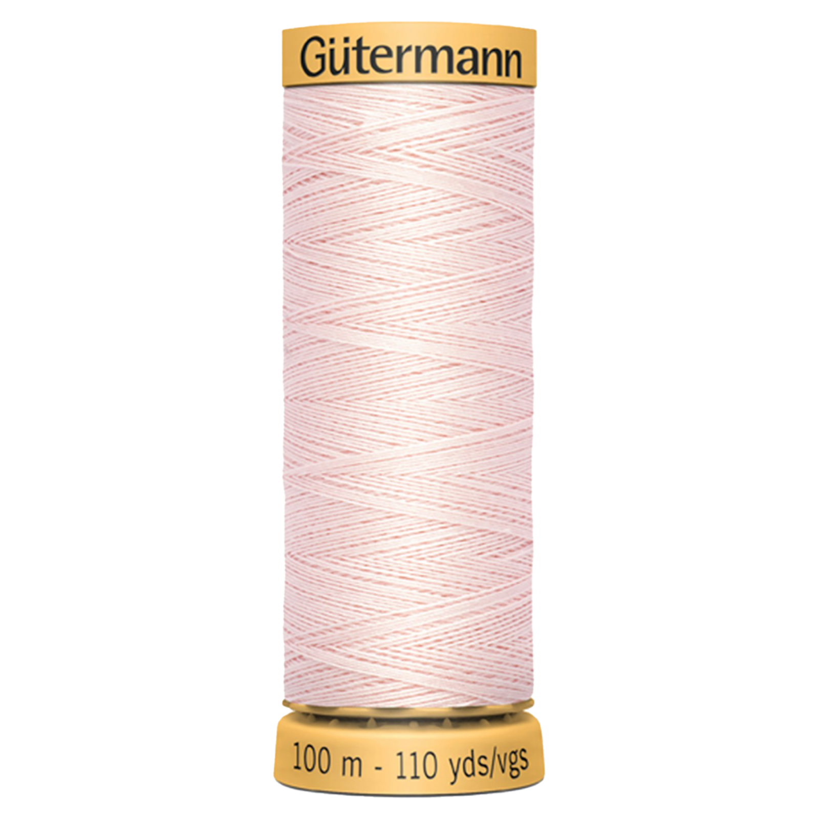 Gutermann 100% Natural Cotton Thread 100m/109yds - Solid Pale Pink