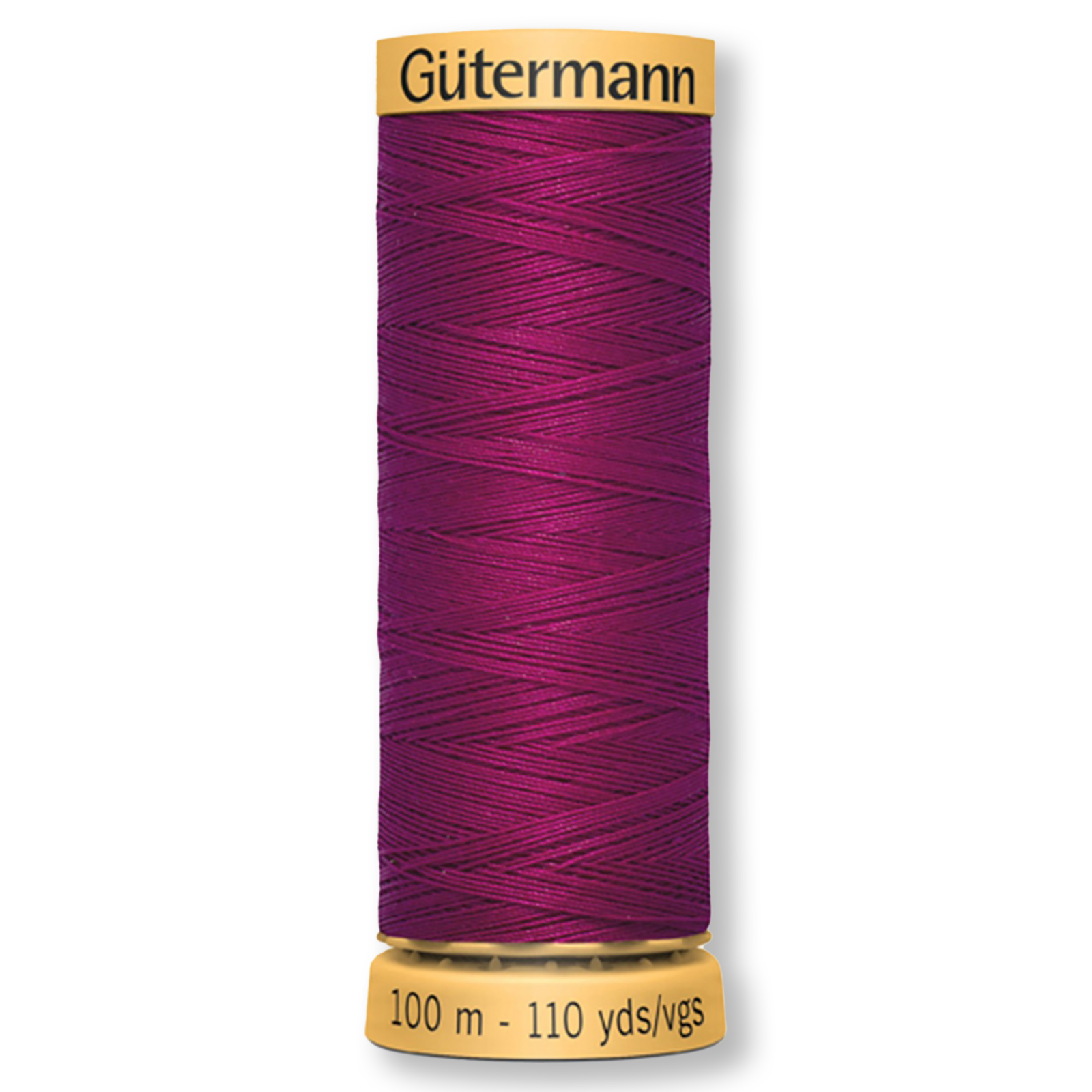 Gutermann 100% Natural Cotton Thread 100m/109yds - Solid Red Wine