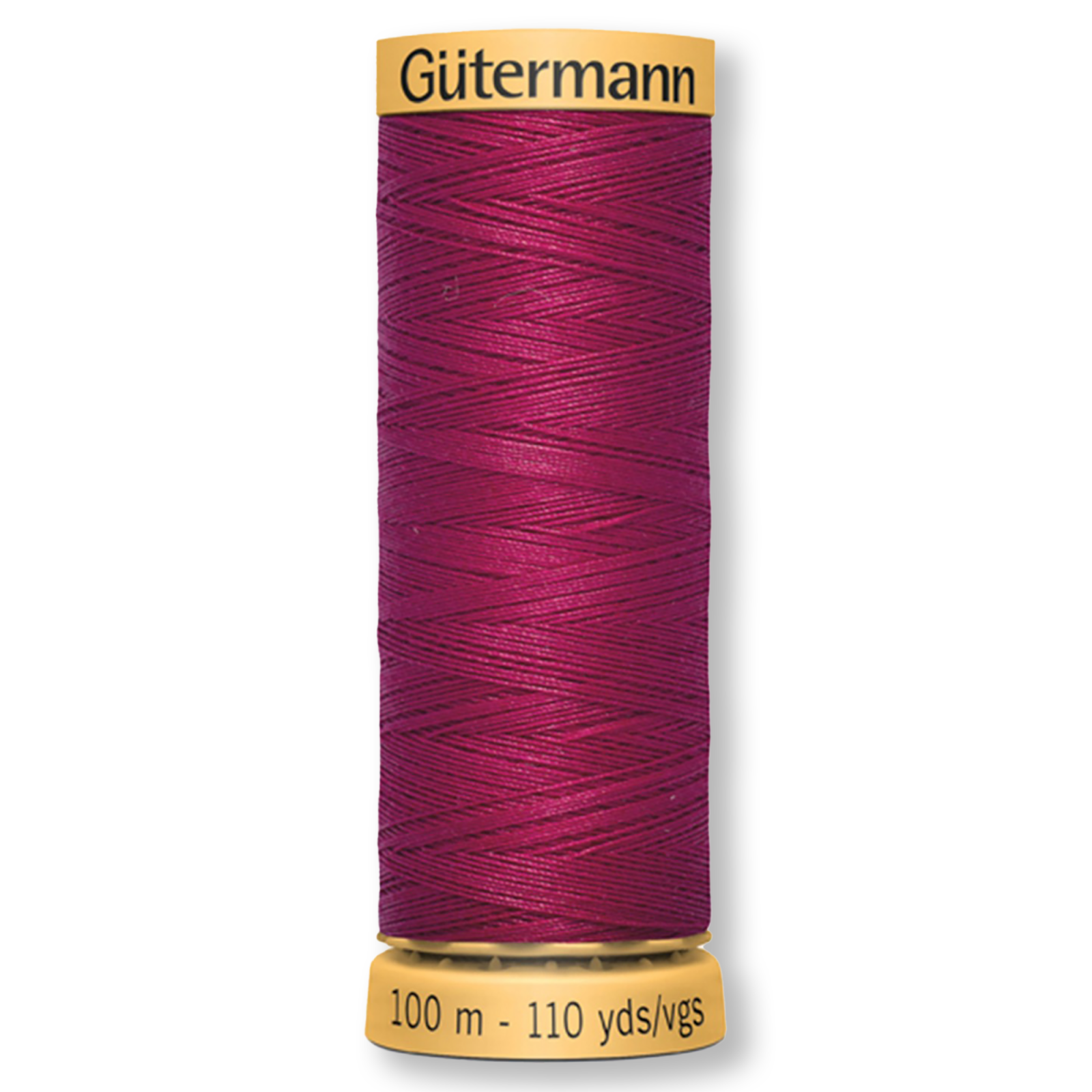 Gutermann 100% Natural Cotton Thread 100m/109yds - Solid Dark Red