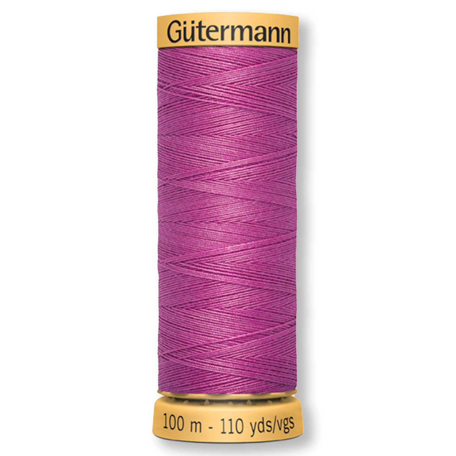 Gutermann 100% Natural Cotton Thread 100m/109yds - Solid Bright Pink
