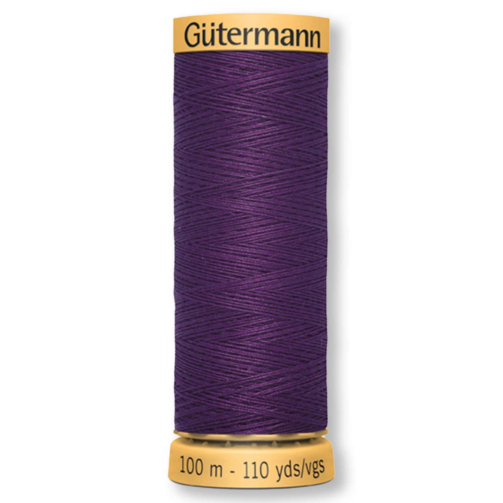 Gutermann 100% Natural Cotton Thread 100m/109yds - Solid Grape