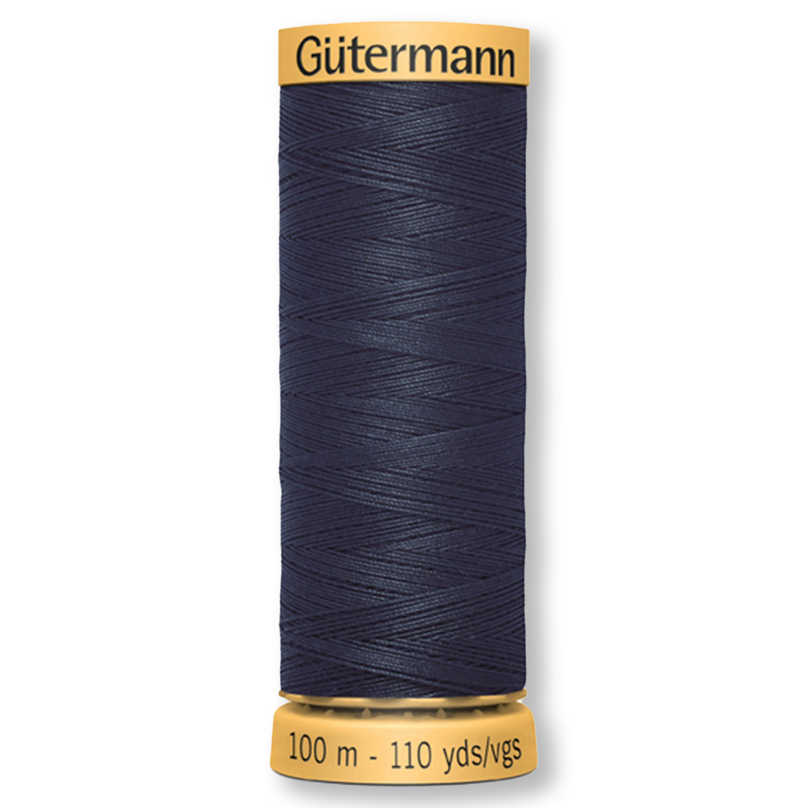 Gutermann 100% Natural Cotton Thread 100m/109yds - Solid Dark Navy