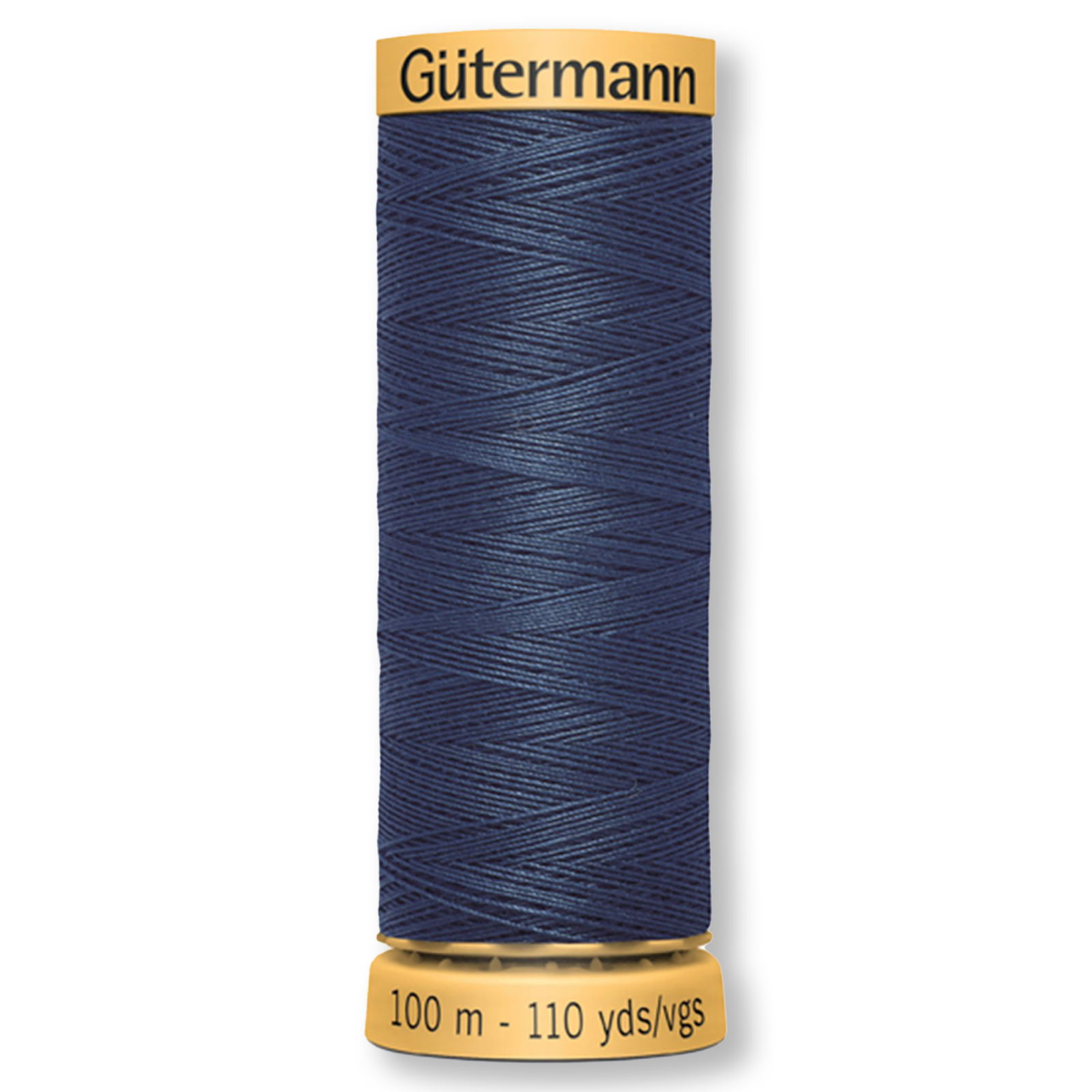 Gutermann 100% Natural Cotton Thread 100m/109yds - Solid English Navy