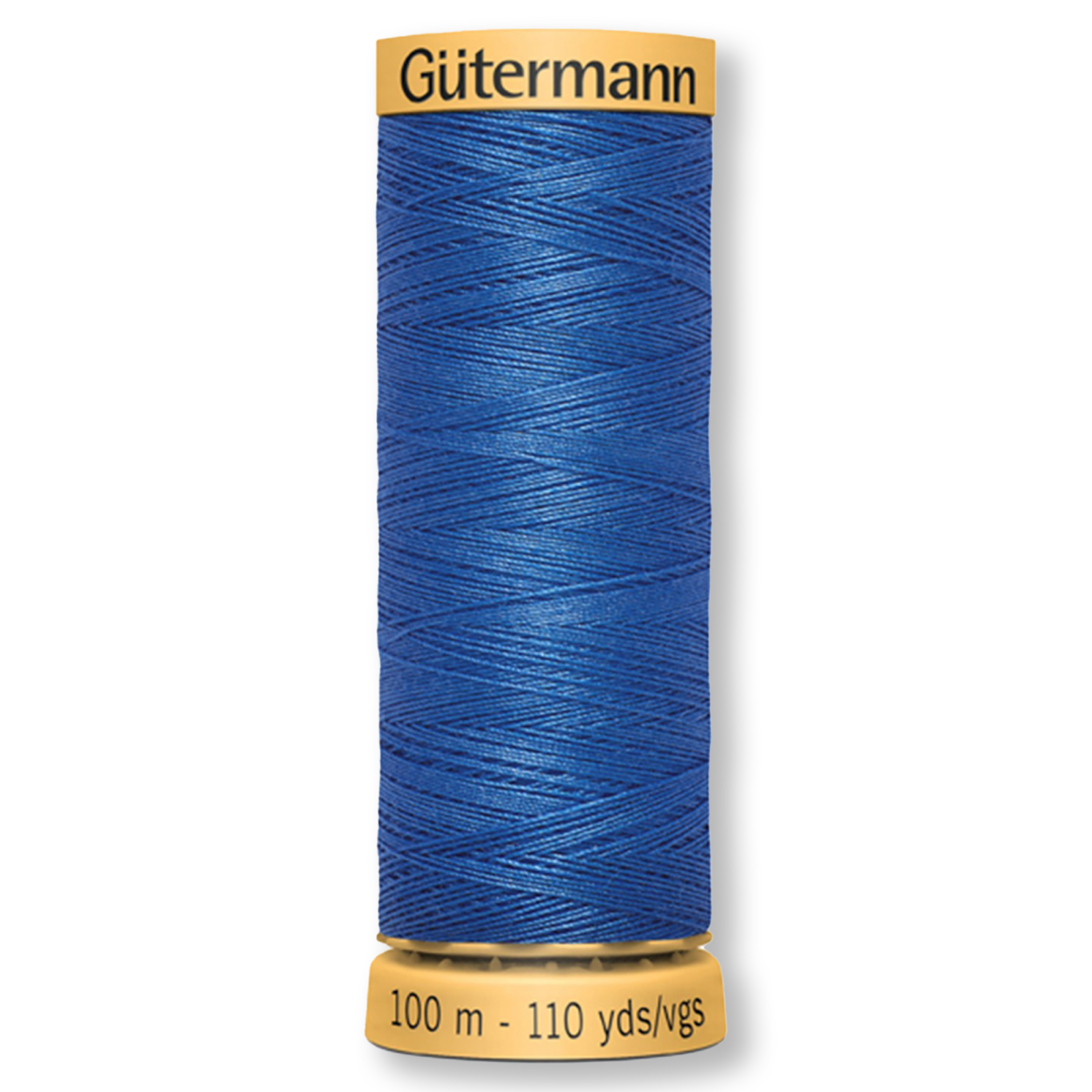 Gutermann 100% Natural Cotton Thread 100m/109yds - Solid Royal Blue
